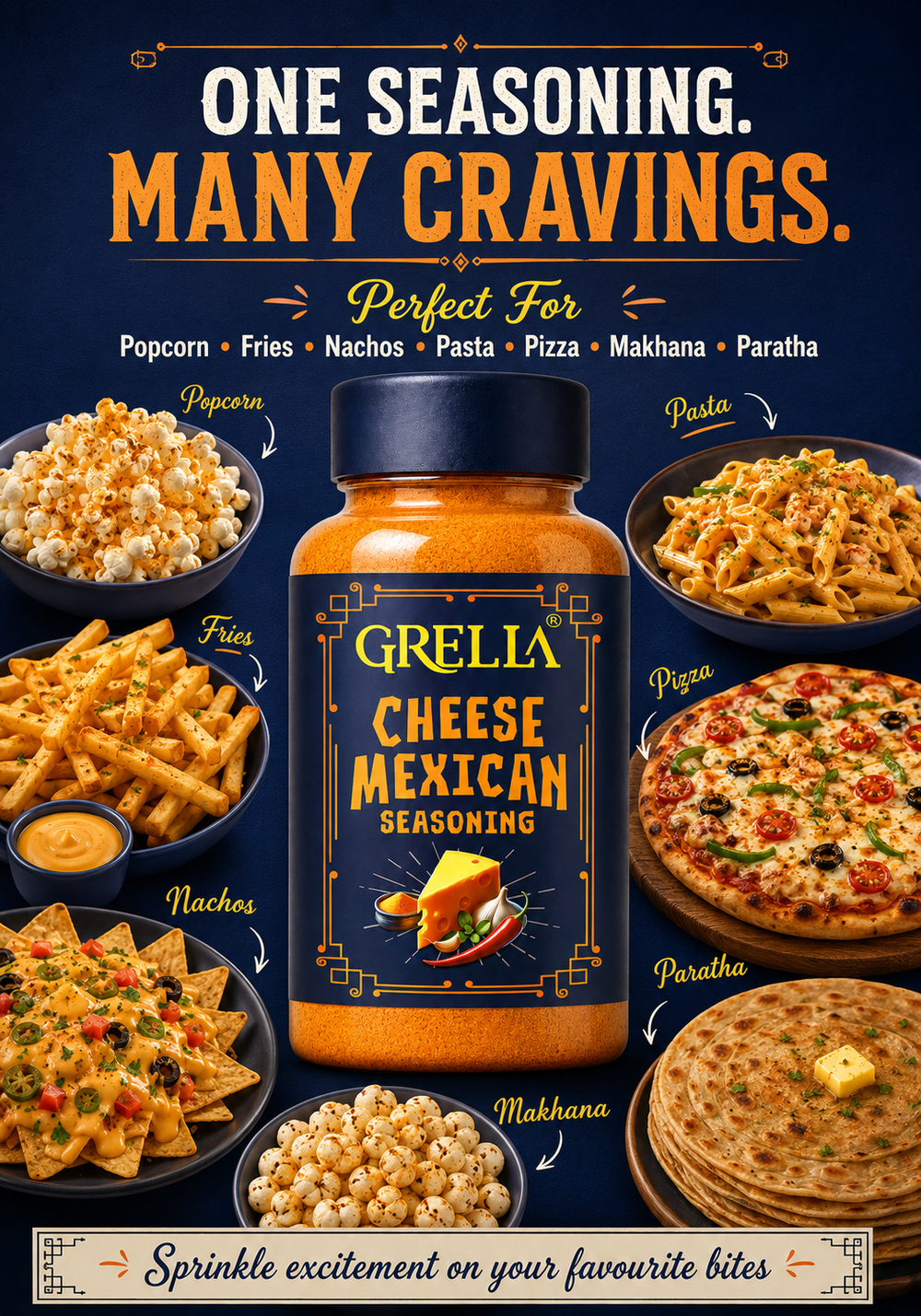 Grella Mexican cheese seasoning powder, photo 3
