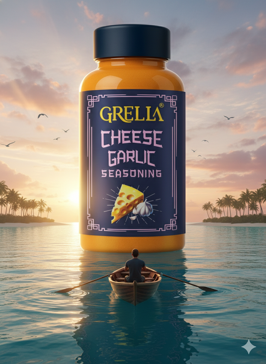 Grella Garlic cheese seasoning powder, photo 6