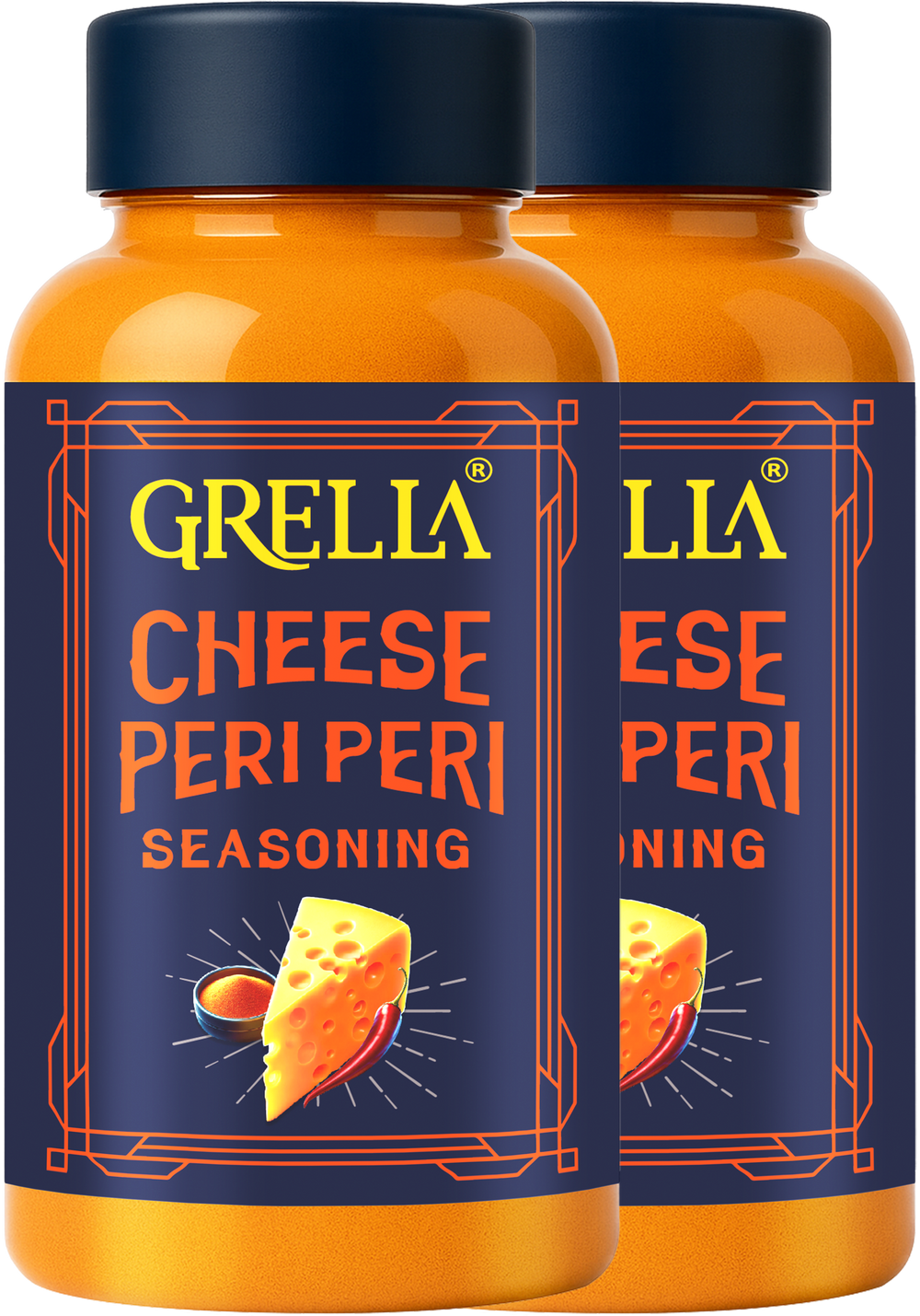 Grella Peri Peri cheese seasoning powder, Pack of 2
