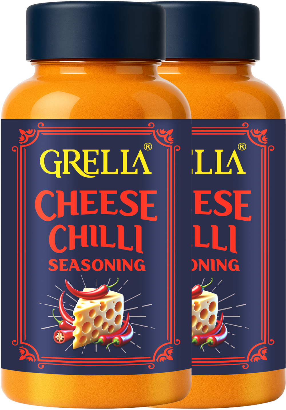 Grella Chilli cheese seasoning powder, Pack of 2