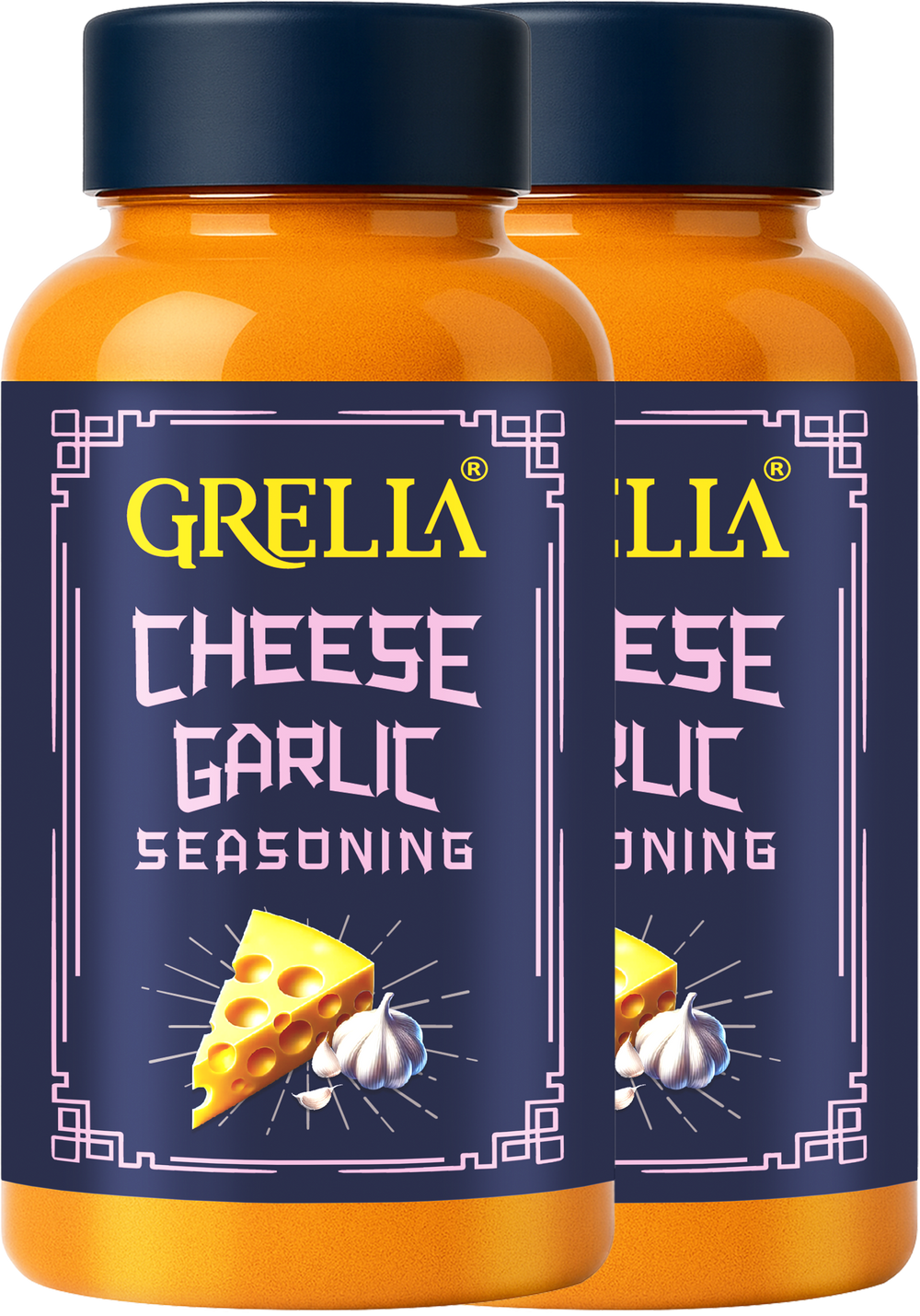 Grella Garlic cheese seasoning powder, Pack of 2