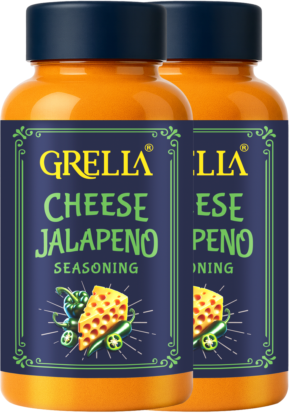 Grella Jalapeno cheese seasoning powder, Pack of 2